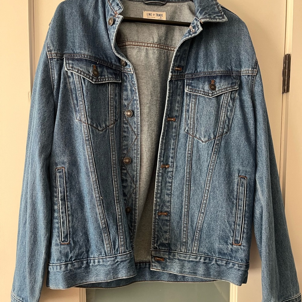 Line & Trace Men's Blue Denim Jacket